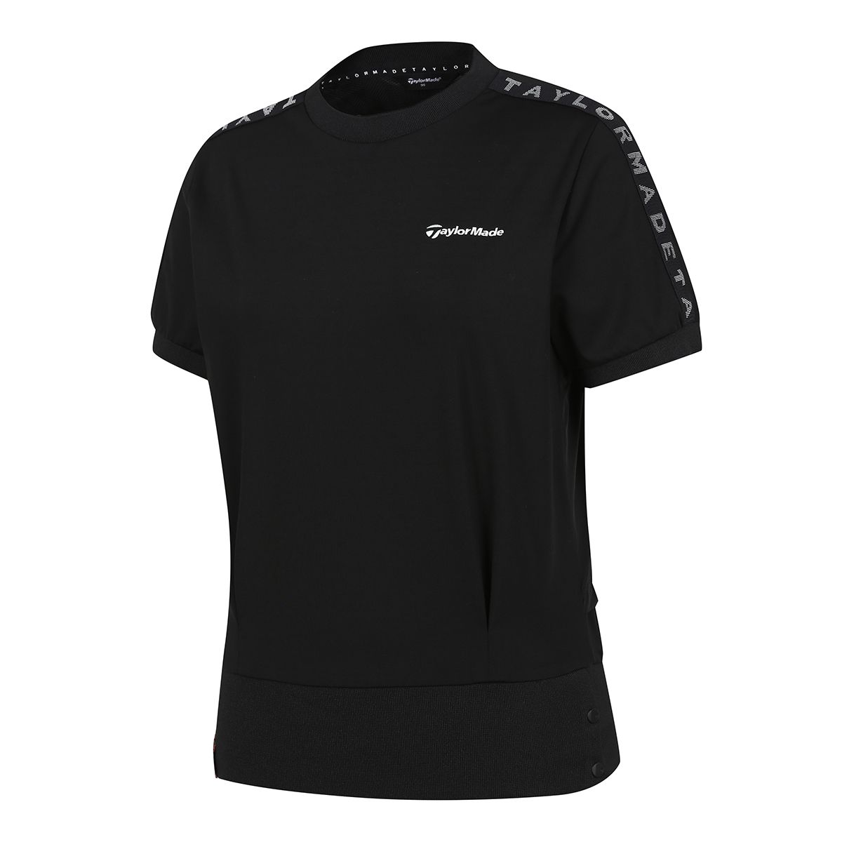 테일러메이드 어패럴(TAYLORMADE APPAREL) 여성 우븐 패치 반팔 티셔츠 TTN-61HG42-199