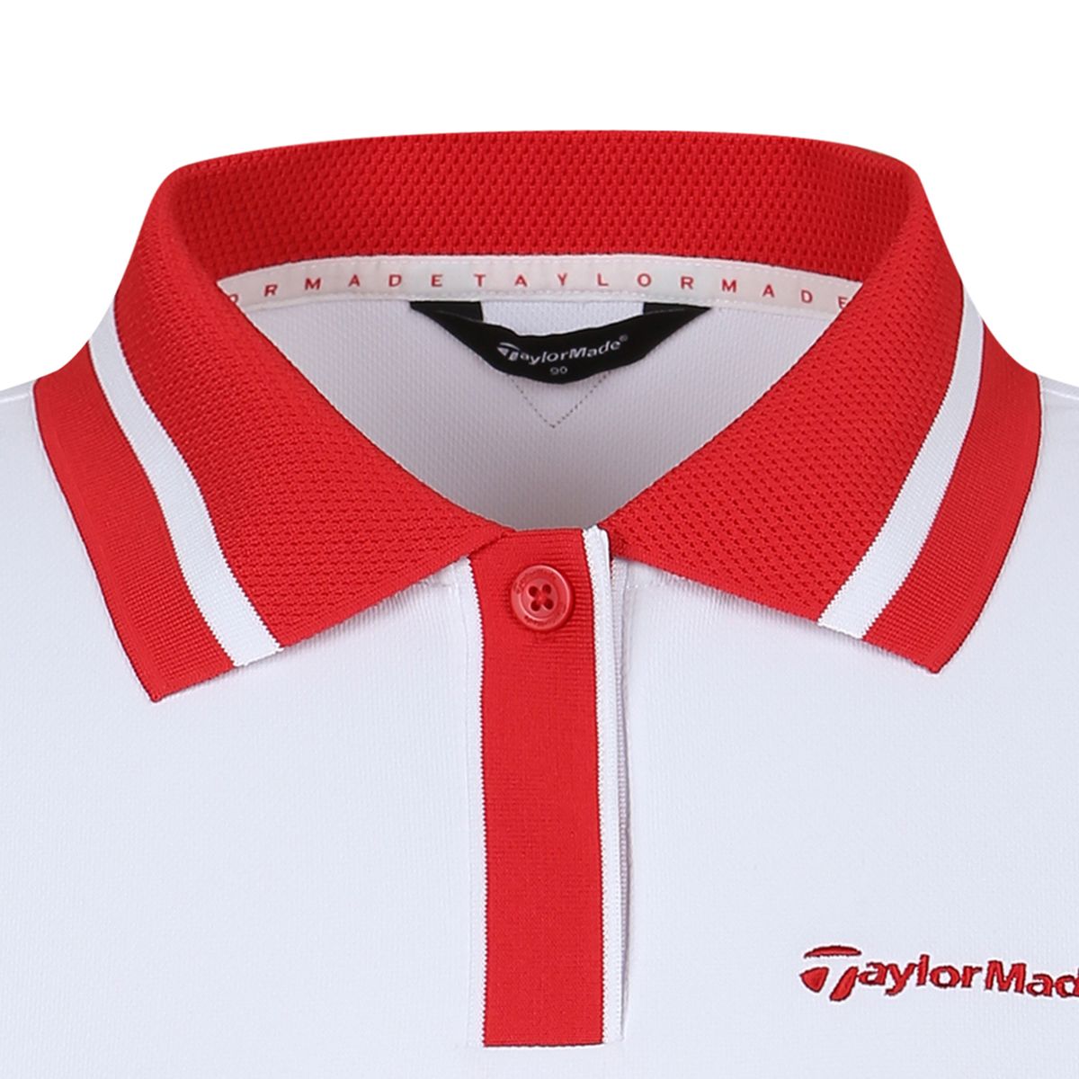 테일러메이드 어패럴(TAYLORMADE APPAREL) 여성 배색 시보리 카라 반팔 티셔츠 TTN-62HG41-100