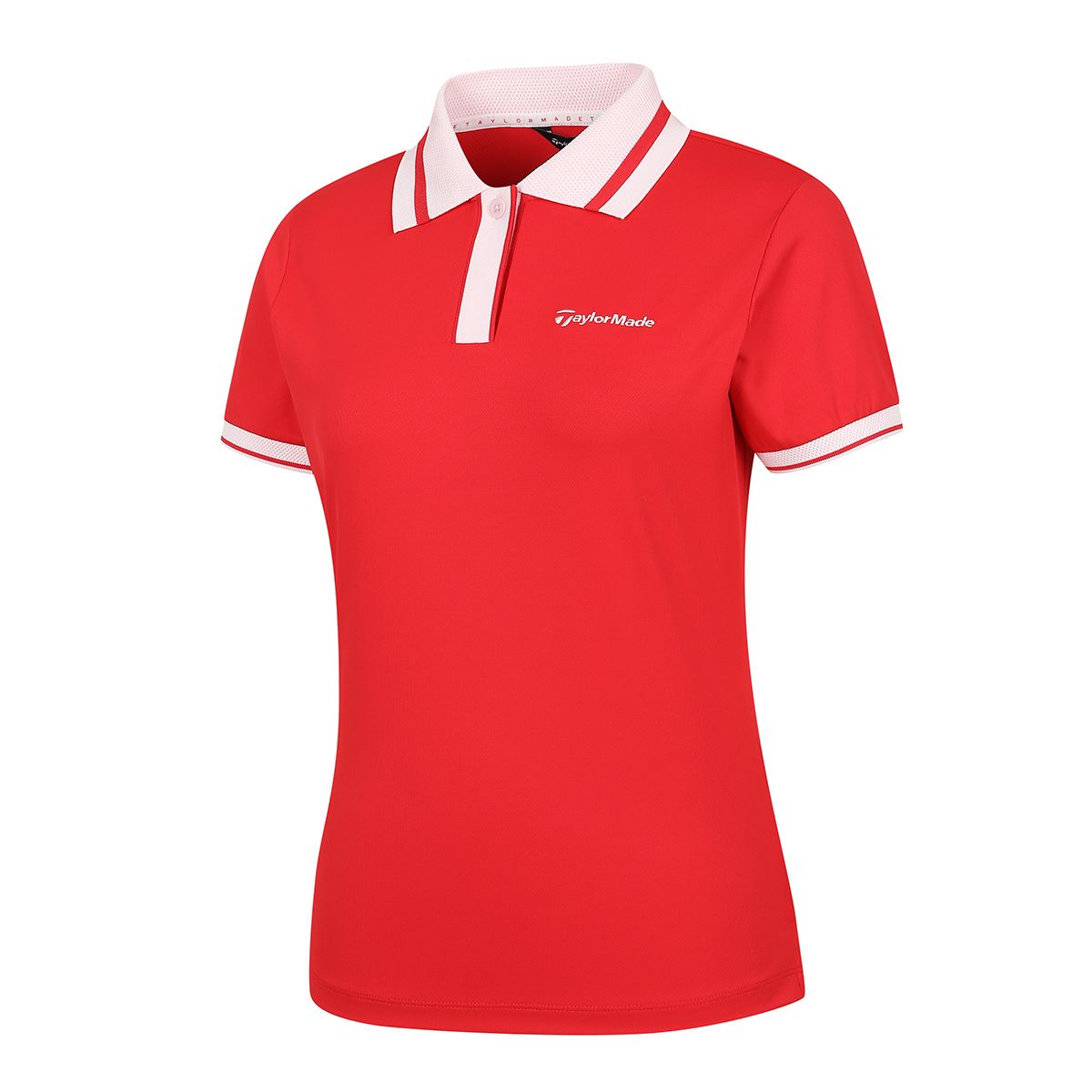 테일러메이드 어패럴(TAYLORMADE APPAREL) 여성 배색 시보리 카라 반팔 티셔츠 TTN-62HG41-500