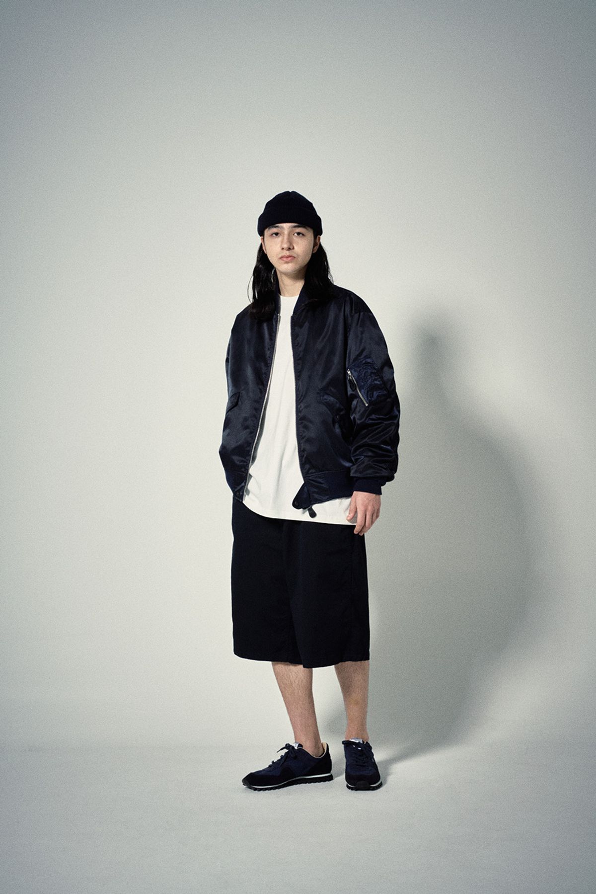 히즈핸더(HISHANDER) L-2B FLIGHT JACKET [Navy]