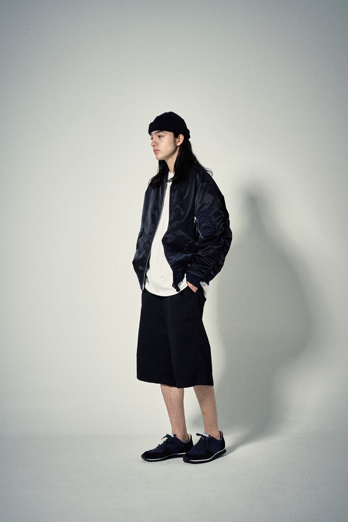 히즈핸더(HISHANDER) L-2B FLIGHT JACKET [Navy]
