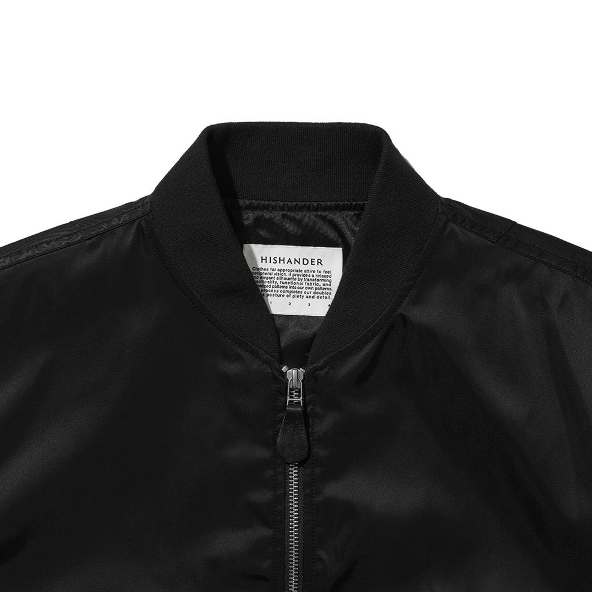 히즈핸더(HISHANDER) L-2B FLIGHT JACKET [Black]