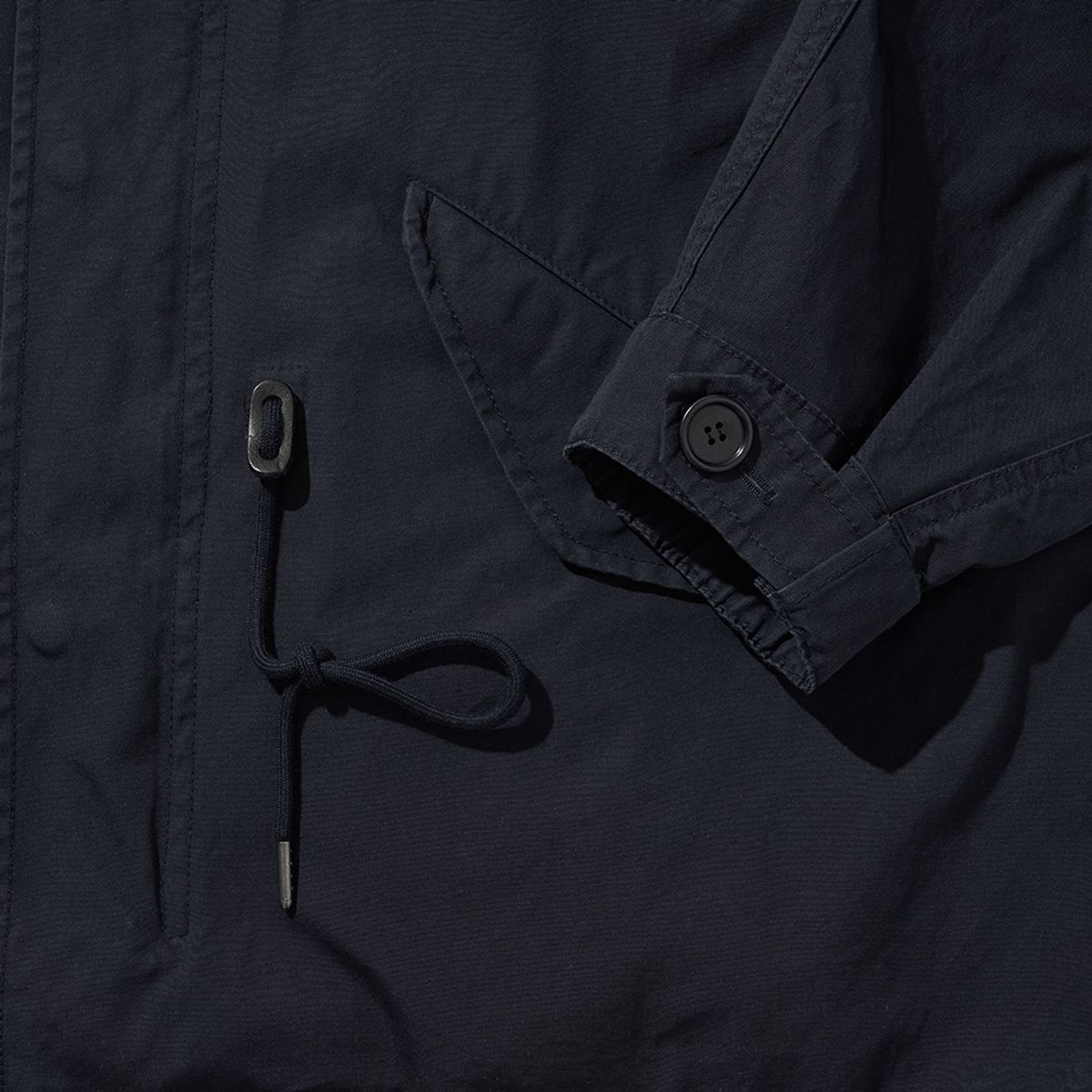 히즈핸더(HISHANDER) SHORT MODS PARKA [Navy Blue]