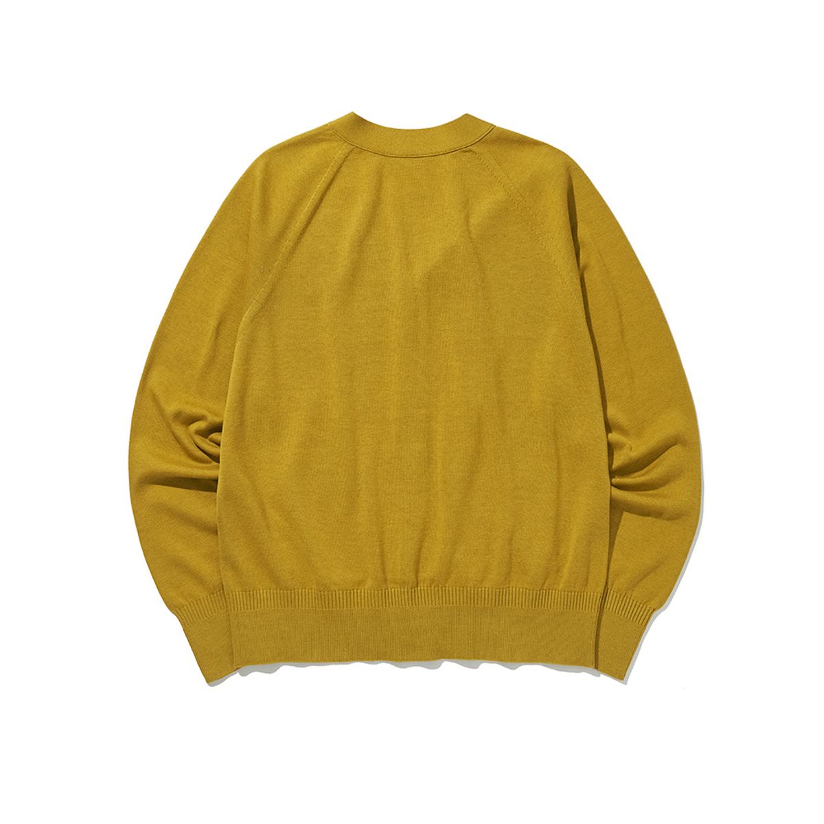 히즈핸더(HISHANDER) WHOLEGARMENT CARDIGAN [Mustard Yellow]