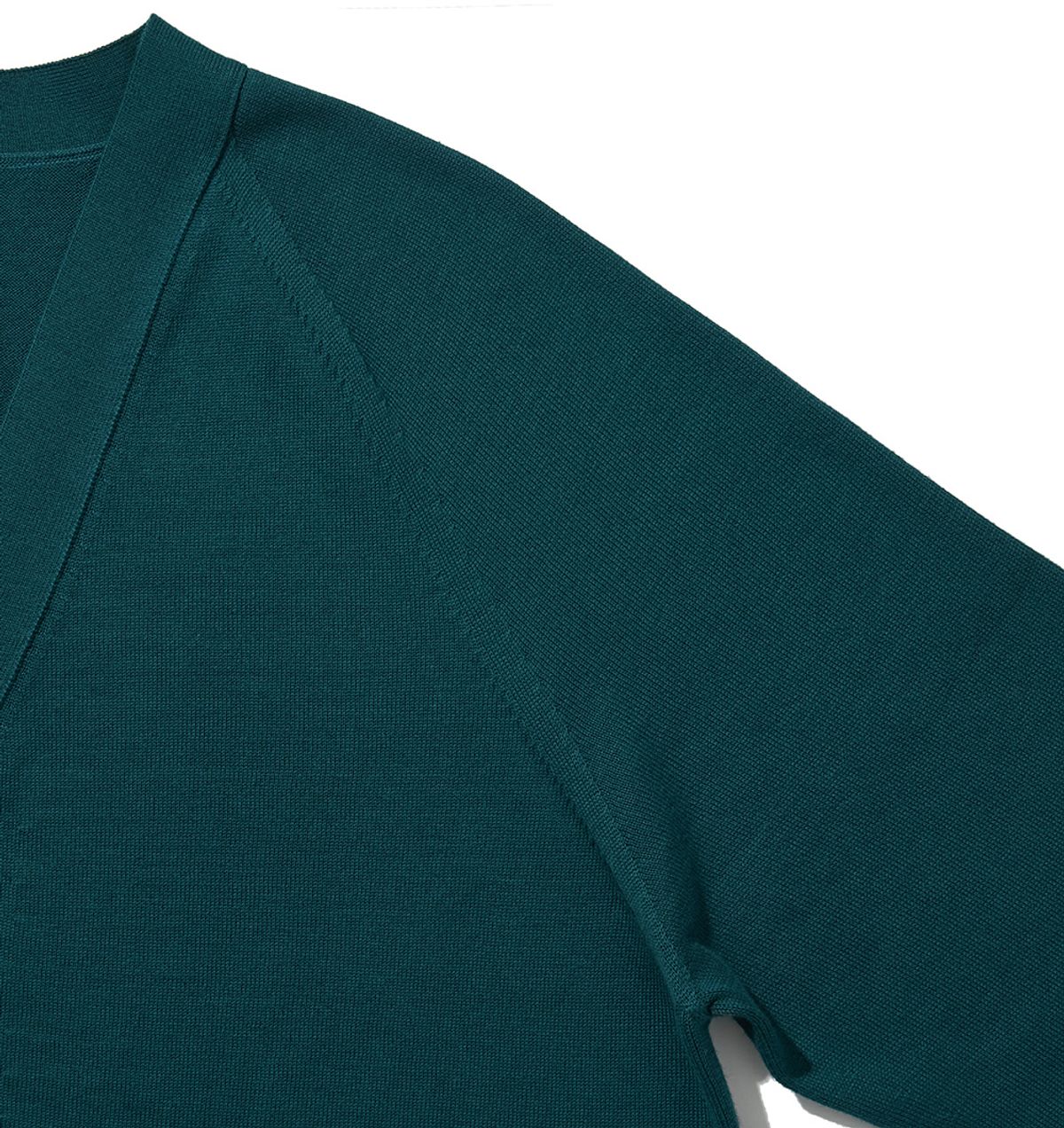 히즈핸더(HISHANDER) WHOLEGARMENT CARDIGAN [Blue Green]