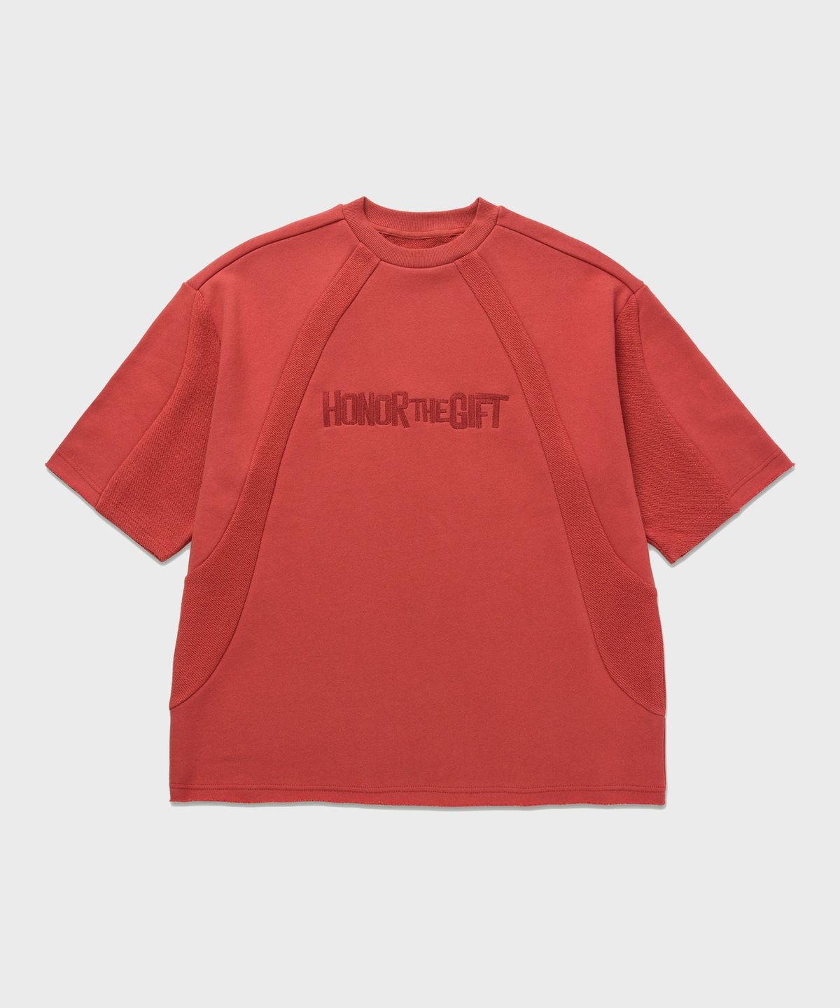 아너 더 기프트(HONOR THE GIFT) (M) 패널 테리 점퍼 브릭 SS PANEL TERRY JUMPER BRICK