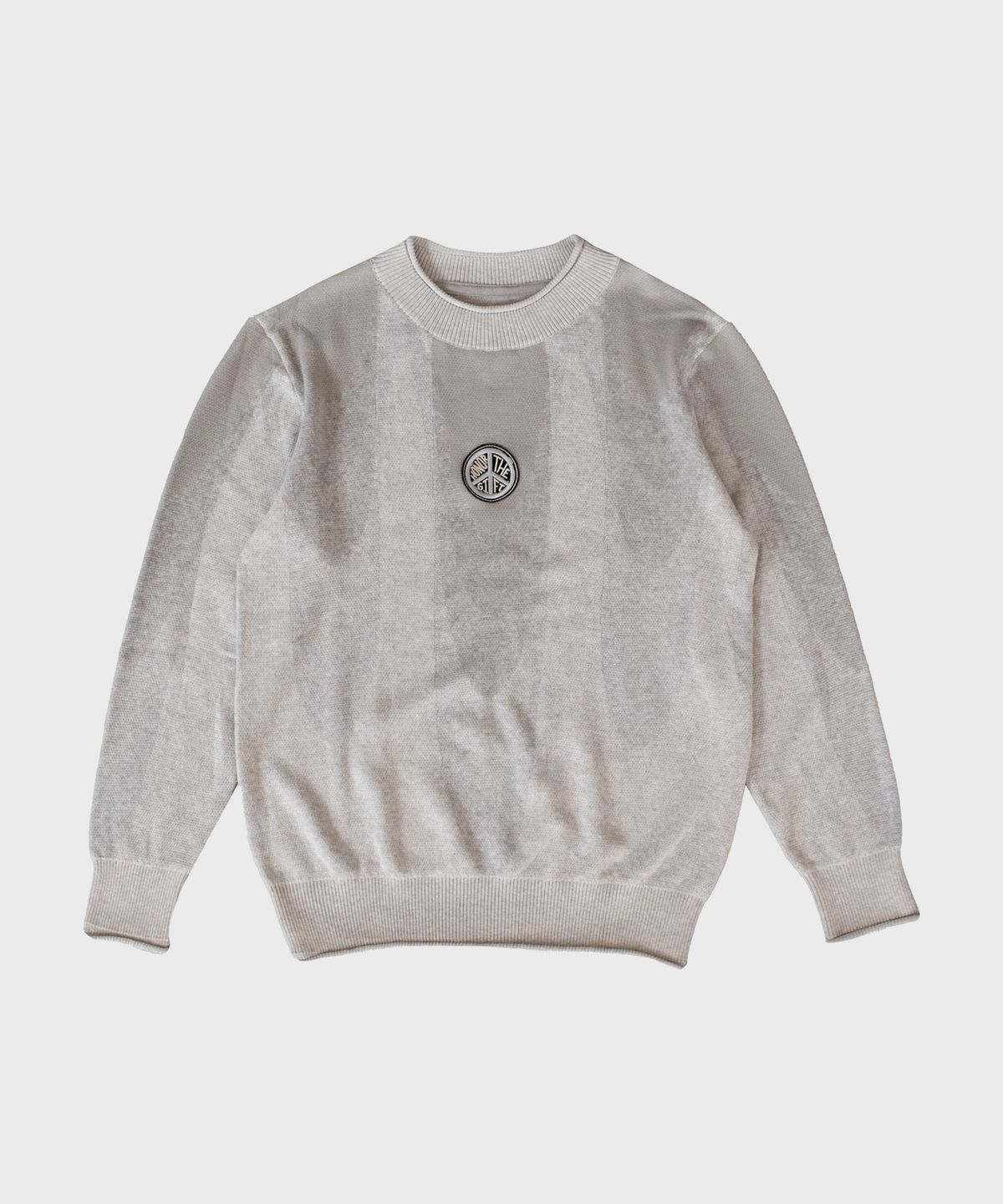 아너 더 기프트(HONOR THE GIFT) (M) 자카드 드립 스웨터 스톤 JACQUARD DRIP SWEATER STONE