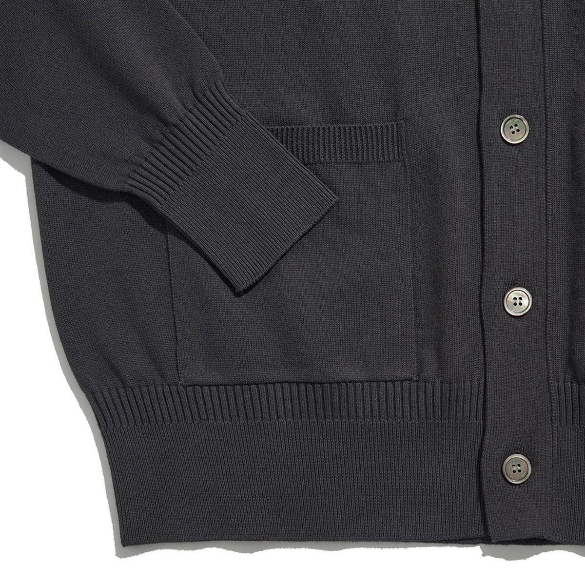 히즈핸더(HISHANDER) WHOLEGARMENT CARDIGAN [Grey]