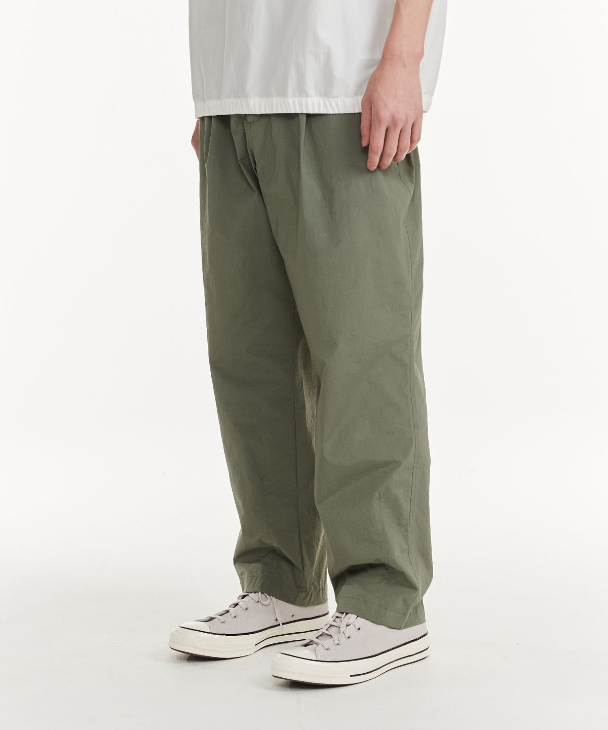 힐리먼트(HELEMENT) 헨리 원턱 슬랙스팬츠 (KHAKI)