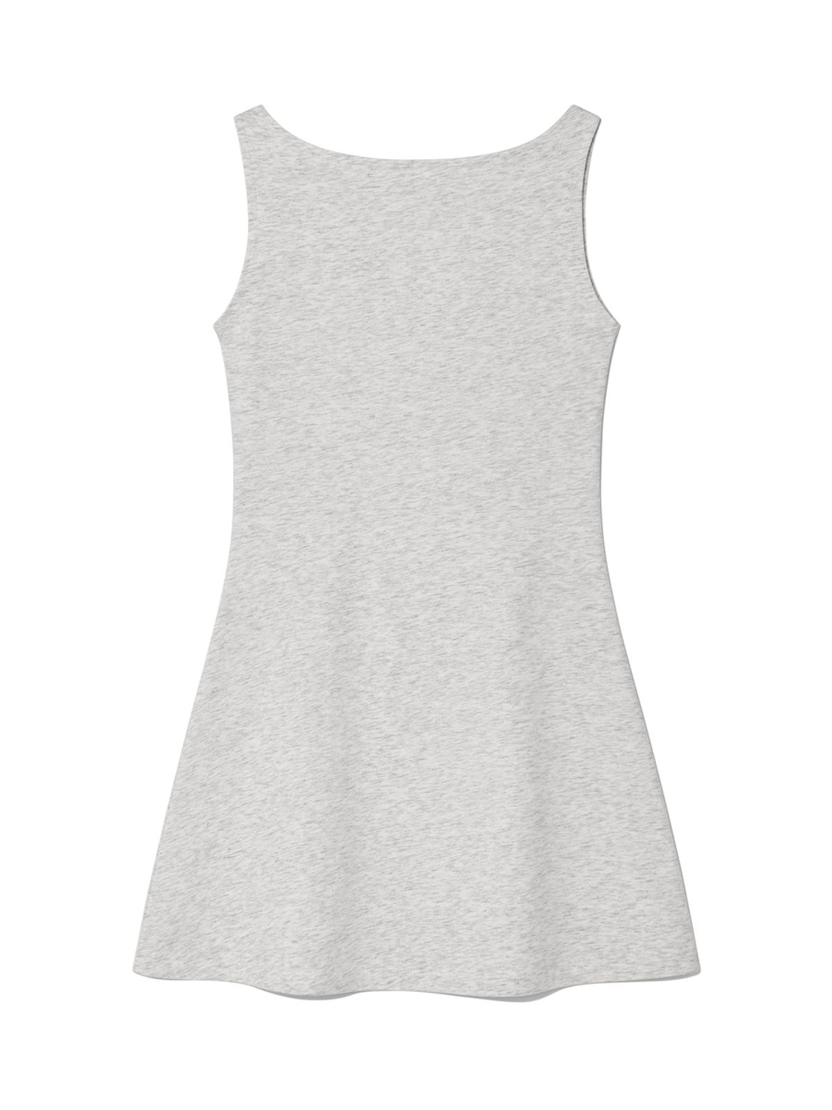 글로니(GLOWNY) GIRLFRIEND SLEEVELESS MINI DRESS (GRAY)