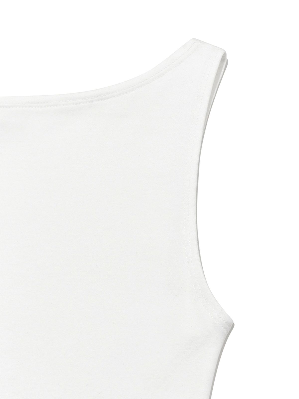 글로니(GLOWNY) GIRLFRIEND SLEEVELESS MINI DRESS (WHITE)