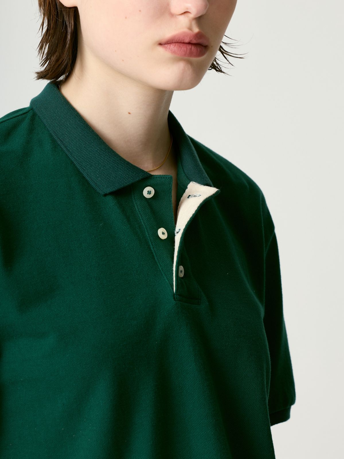 글로니(GLOWNY) HERITAGE POLO SHIRT (GREEN)