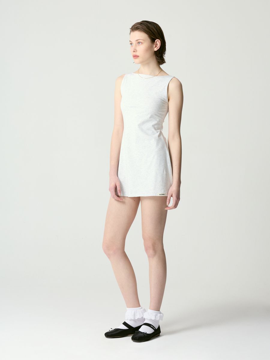 ワンピース Glowny GIRLFRIEND SLEEVELESS MINI DRESS MUSINSA | GLOWNY GIRLFRIEND SLEEVELESS MINI DRESS (GRAY)