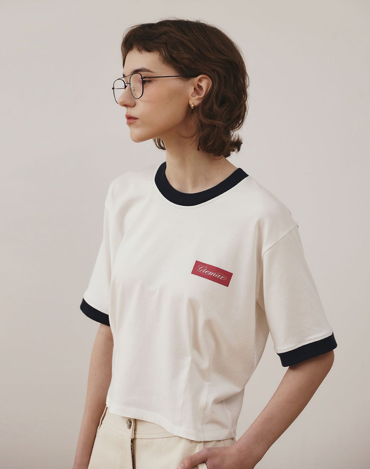 지에마르(GIEMAR) GIEMAR COTTON MODAL TEE