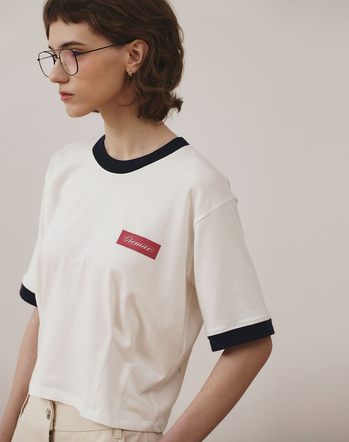 지에마르(GIEMAR) GIEMAR COTTON MODAL TEE