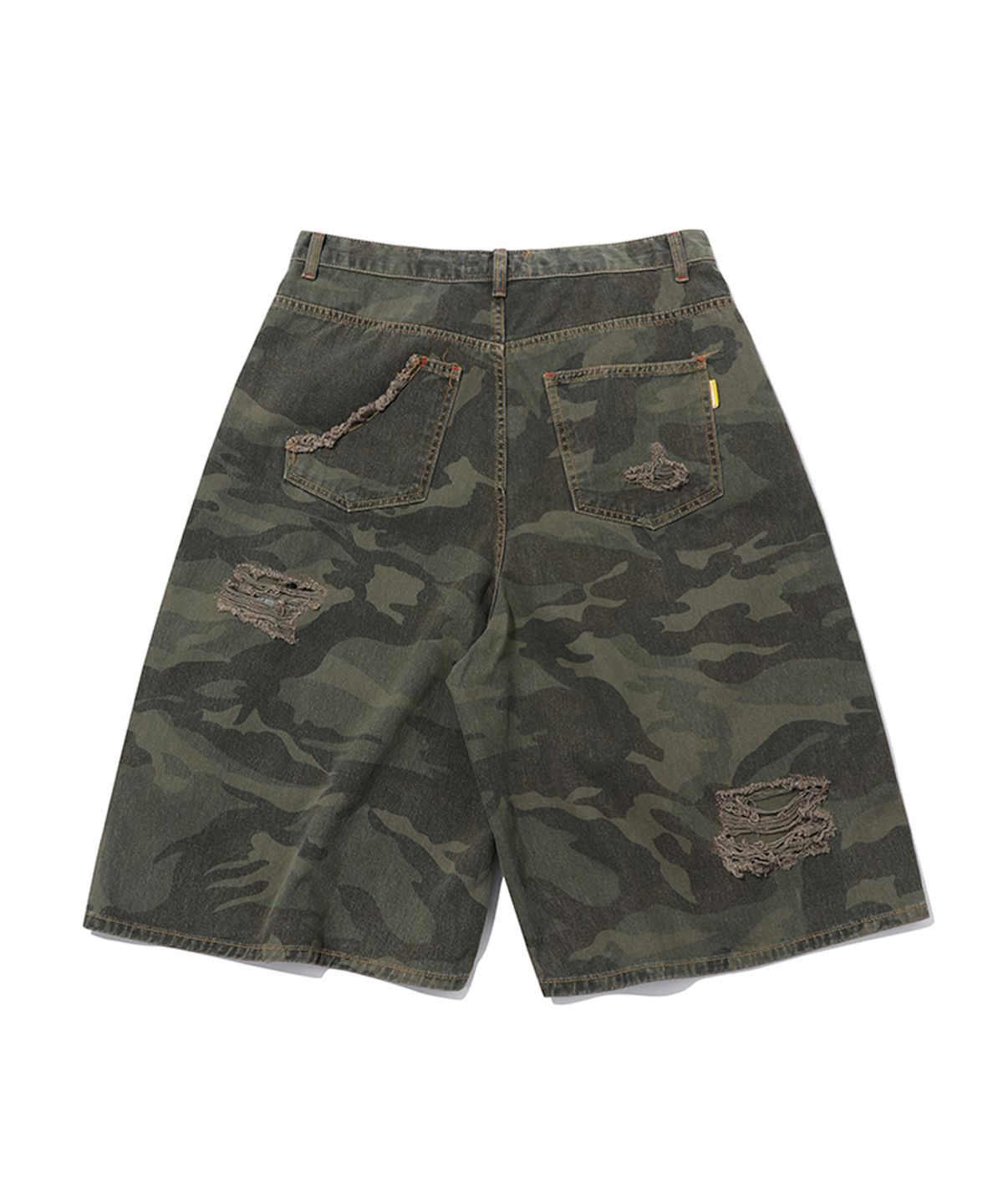 메인부스(MAINBOOTH) Destroyed Camo Shorts(VINTAGE KHAKI)