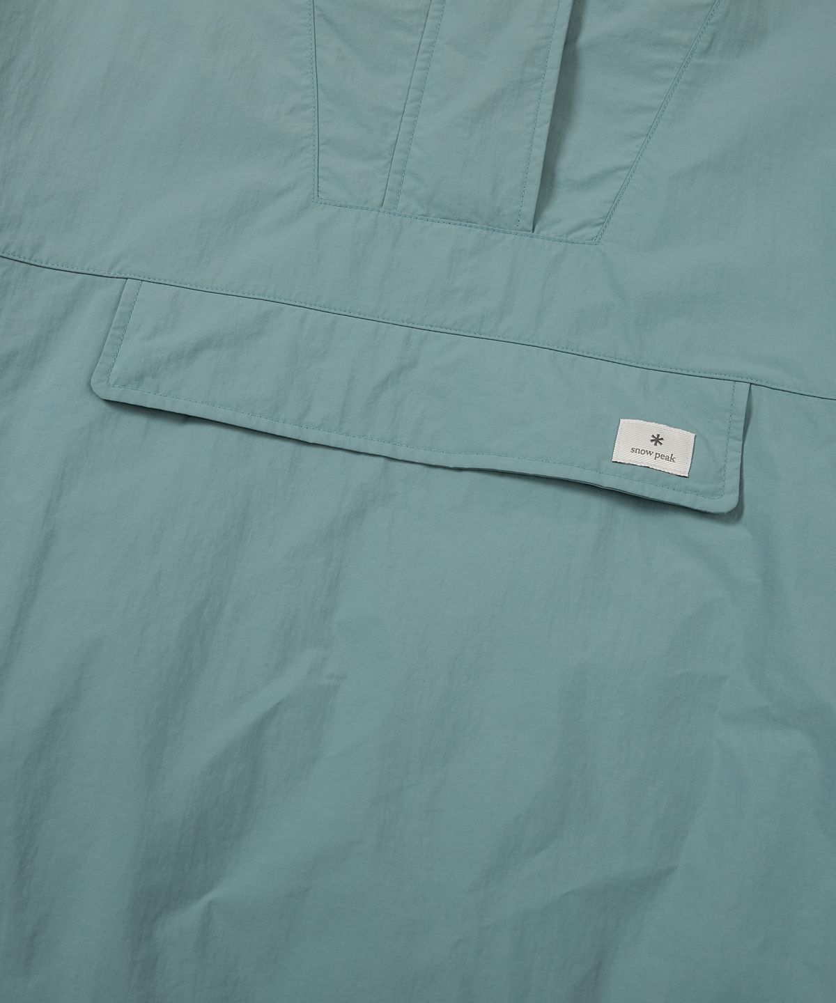 스노우피크 어패럴(SNOWPEAK APPAREL) 타슬란 여성 우븐 반팔 아노락 Royal Mint (S24MWLAN51)