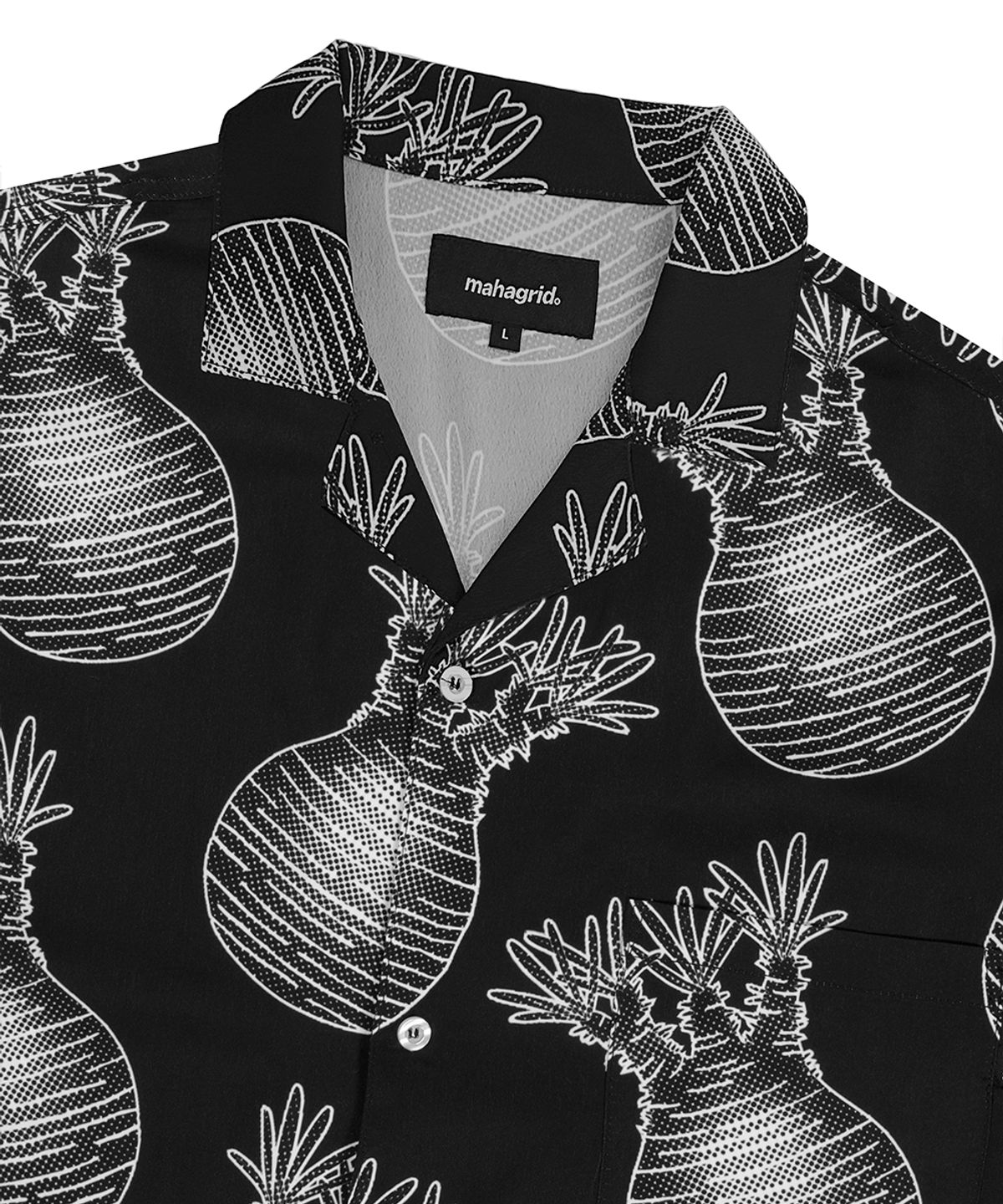 마하그리드(MAHAGRID) GRACILIUS S/S SHIRT BLACK(MG2EMMW360B)