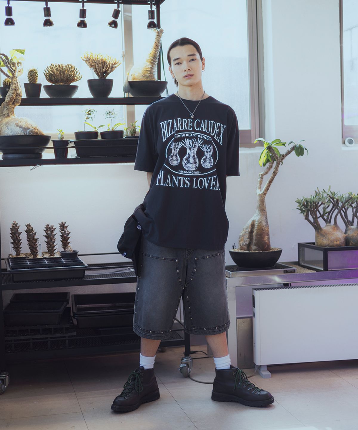 마하그리드(MAHAGRID) CAUDEX LOVER TEE BLACK(MG2EMMT500B)