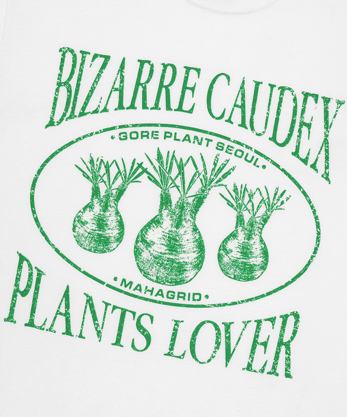 마하그리드(MAHAGRID) CAUDEX LOVER TEE WHITE(MG2EMMT500B)