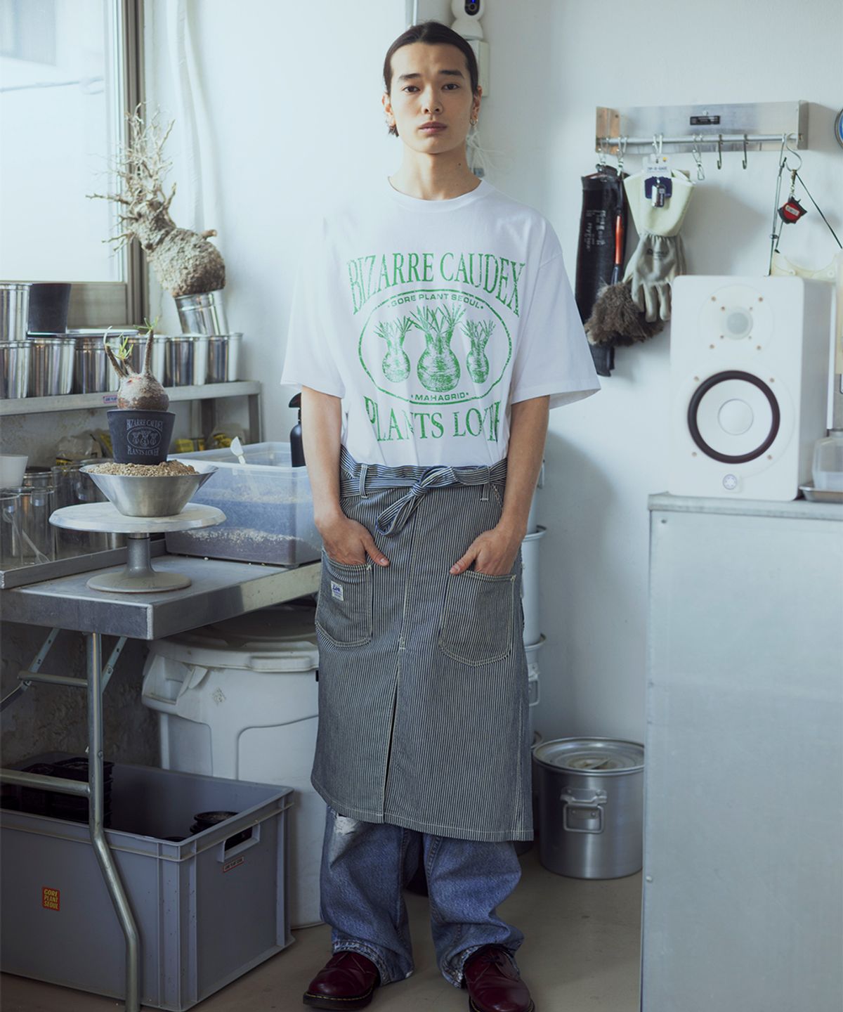 마하그리드(MAHAGRID) CAUDEX LOVER TEE WHITE(MG2EMMT500B)