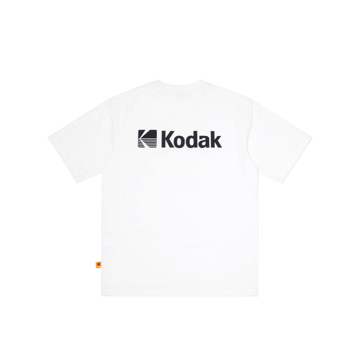 코닥(KODAK) 에어크롬 소로나 세미오버핏 반팔티셔츠 WHITE