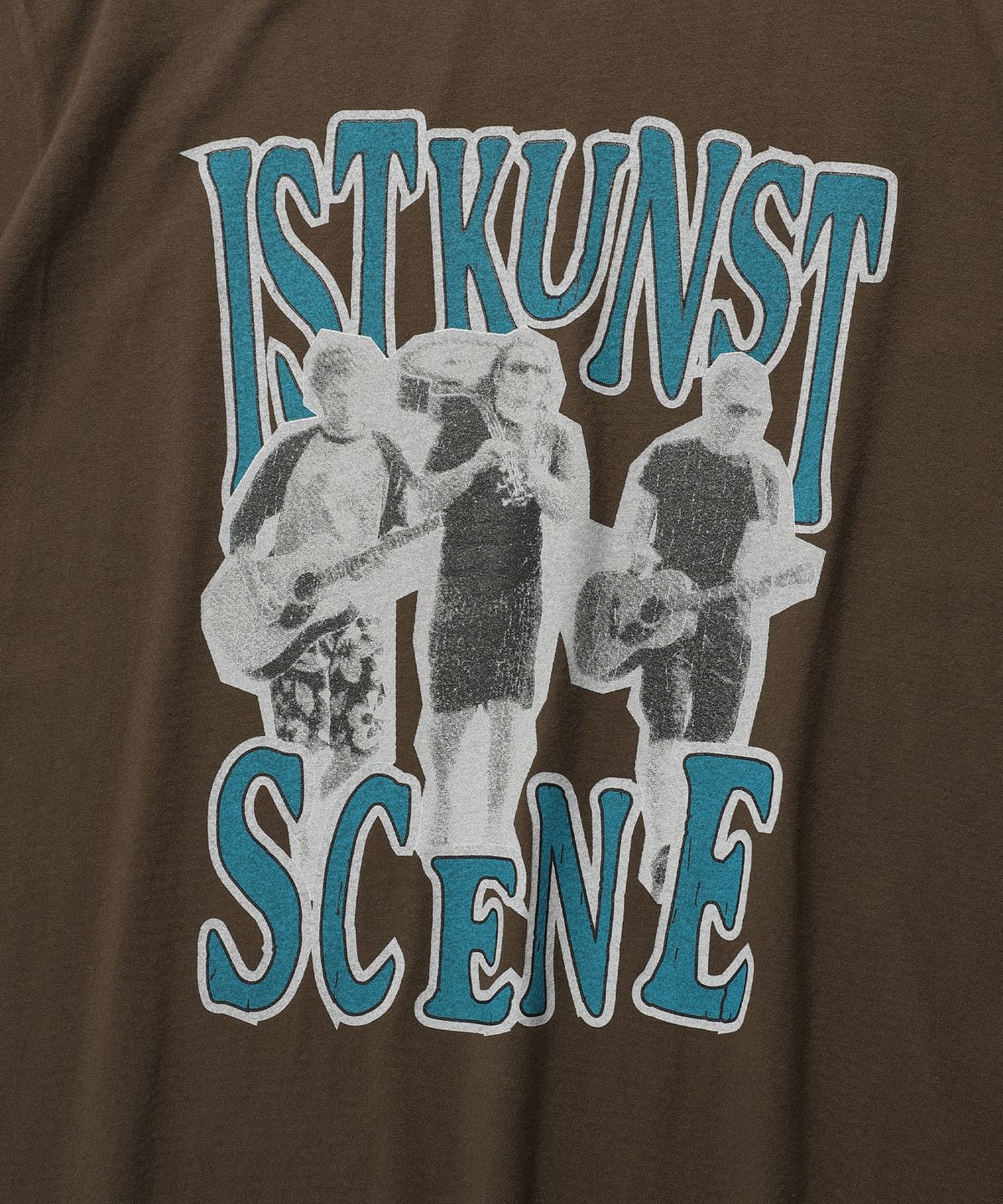 이스트쿤스트(ISTKUNST) SCENE BAND TEE_BROWN(IK2EMMT510A)