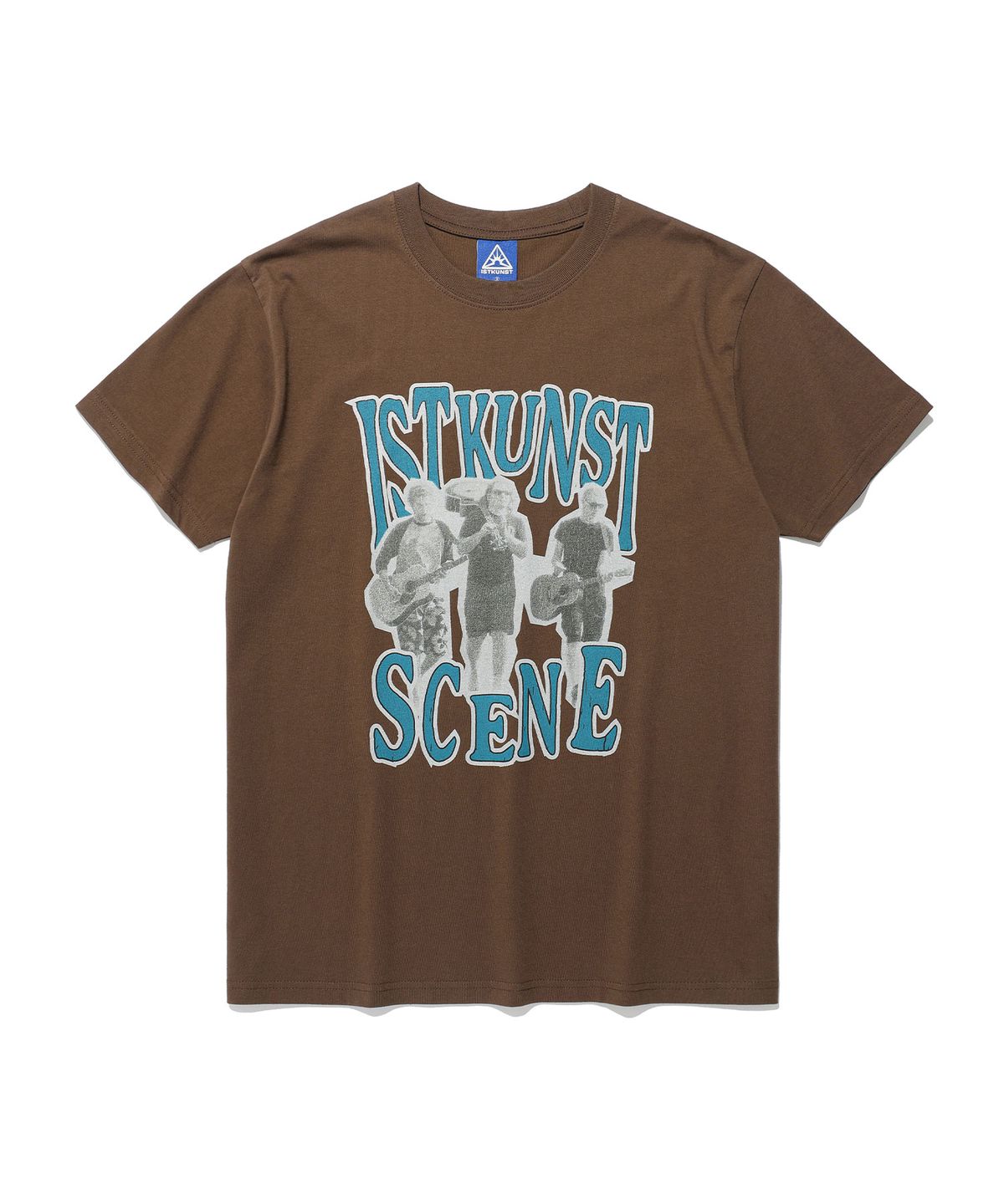 이스트쿤스트(ISTKUNST) SCENE BAND TEE_BROWN(IK2EMMT510A)