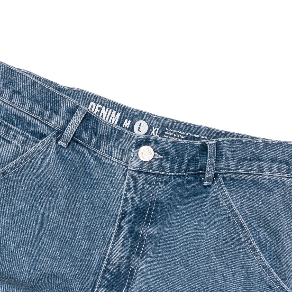 엑스트라오디너리(EXTRAORDINARY) DOUBLE KNEE DENIM L/BLUE