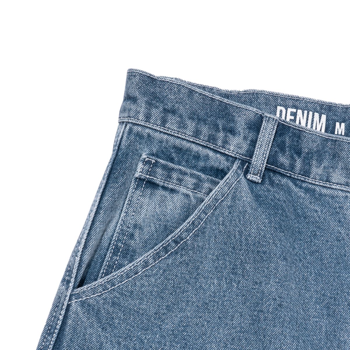 엑스트라오디너리(EXTRAORDINARY) DOUBLE KNEE DENIM L/BLUE