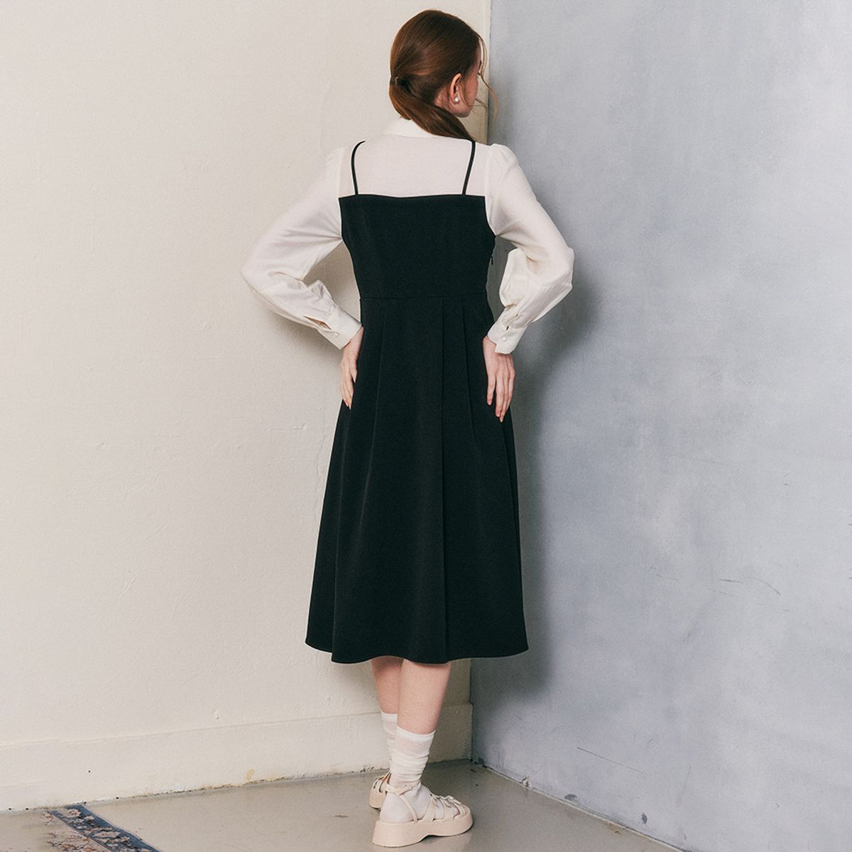 웬스데이딜라잇(WEDNESDAY DELIGHT) WD_Hepburn shirt dress