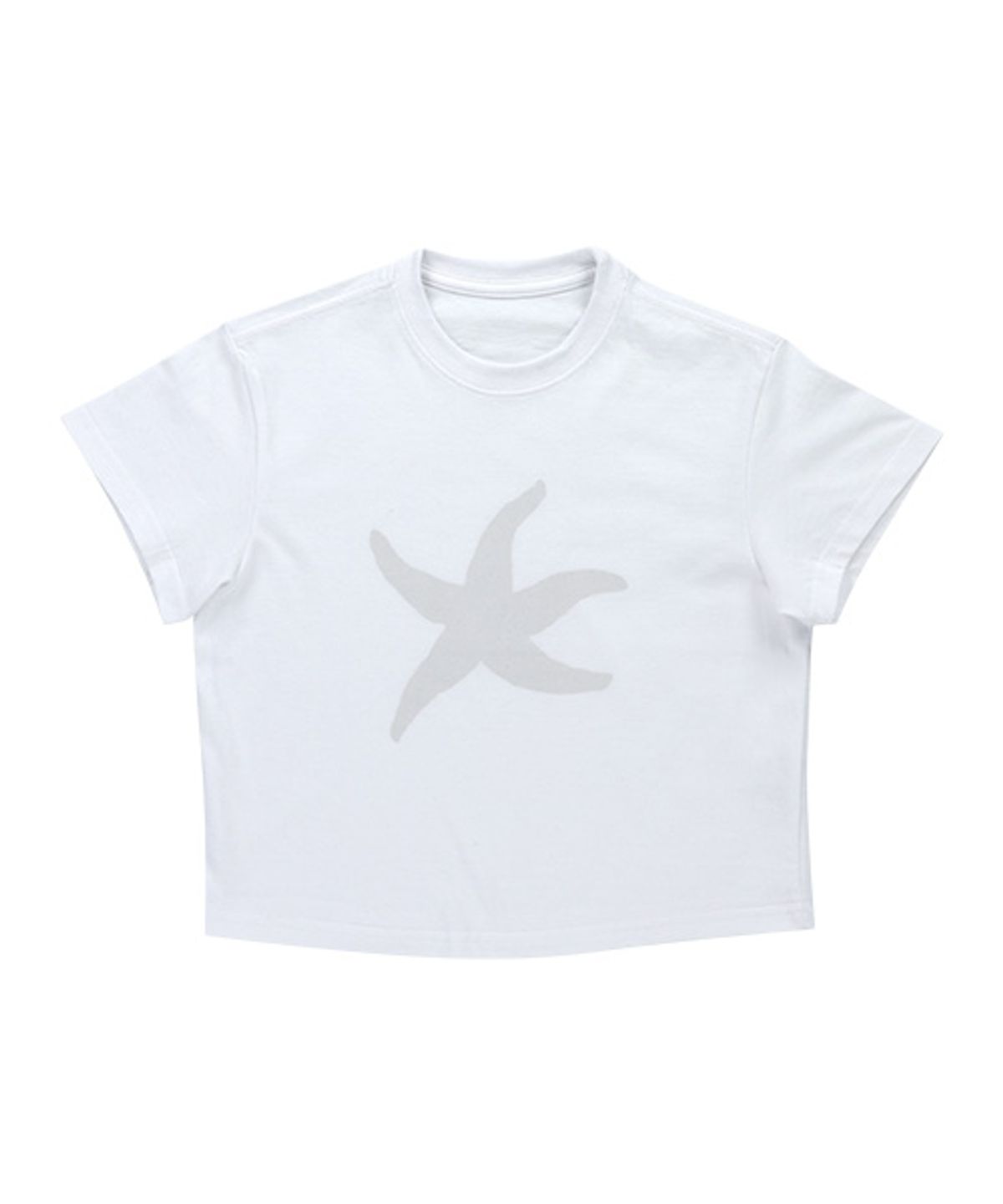 더콜디스트모먼트(THE COLDEST MOMENT) TCM starfish logo crop T (white)