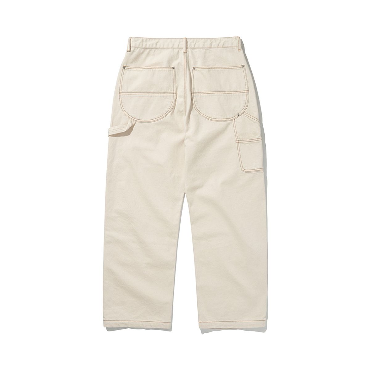 히즈핸더(HISHANDER) DOUBLE KNEE DENIM PANTS [Ecru]