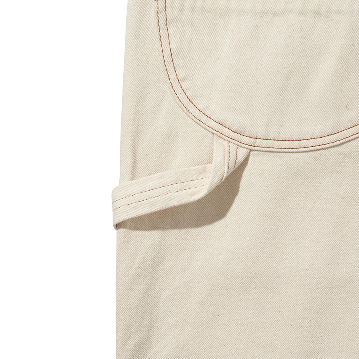 히즈핸더(HISHANDER) DOUBLE KNEE DENIM PANTS [Ecru]