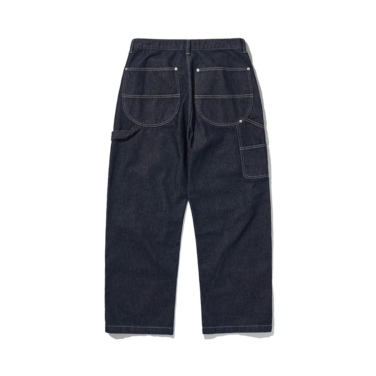 히즈핸더(HISHANDER) DOUBLE KNEE DENIM PANTS [Indigo]