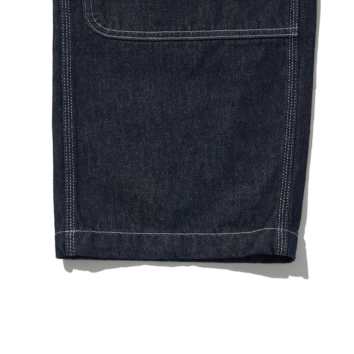 히즈핸더(HISHANDER) DOUBLE KNEE DENIM PANTS [Indigo]