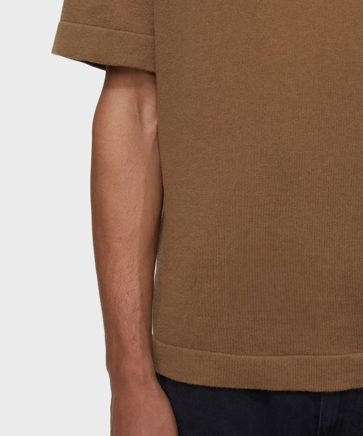 클로즈드(CLOSED) (M) 크루 넥 티셔츠 티크 우드 CREW NECK SHORT SLEEVE TEAK WOOD