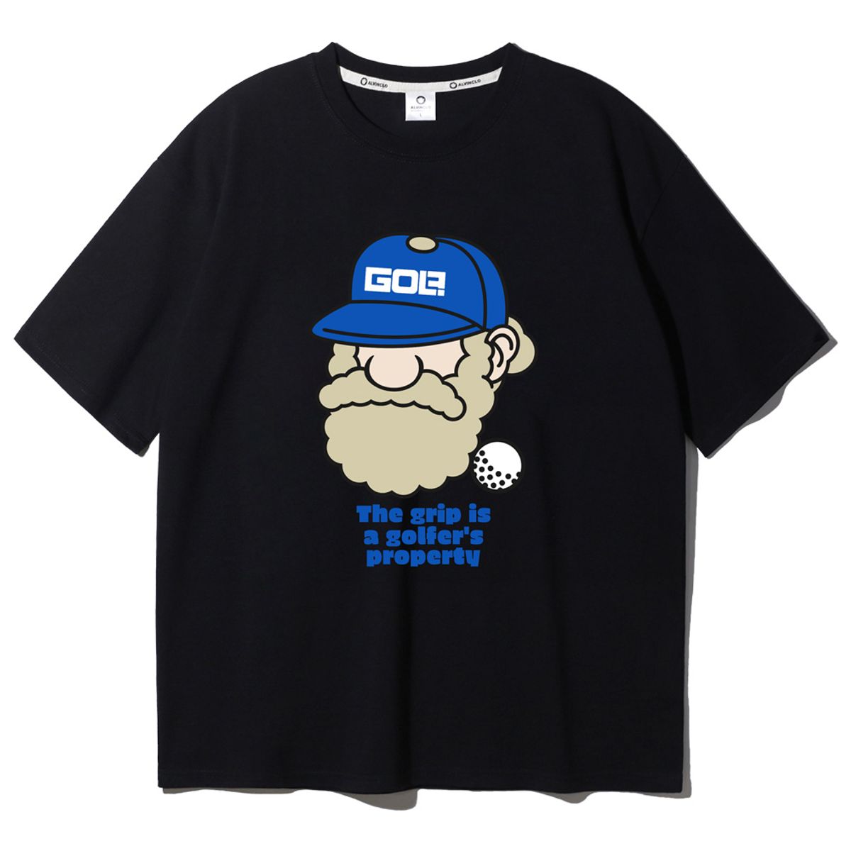 앨빈클로(ALVINCLO) 마틴 골프 그립 오버핏 반팔티 AST4532 (3 COLOR)