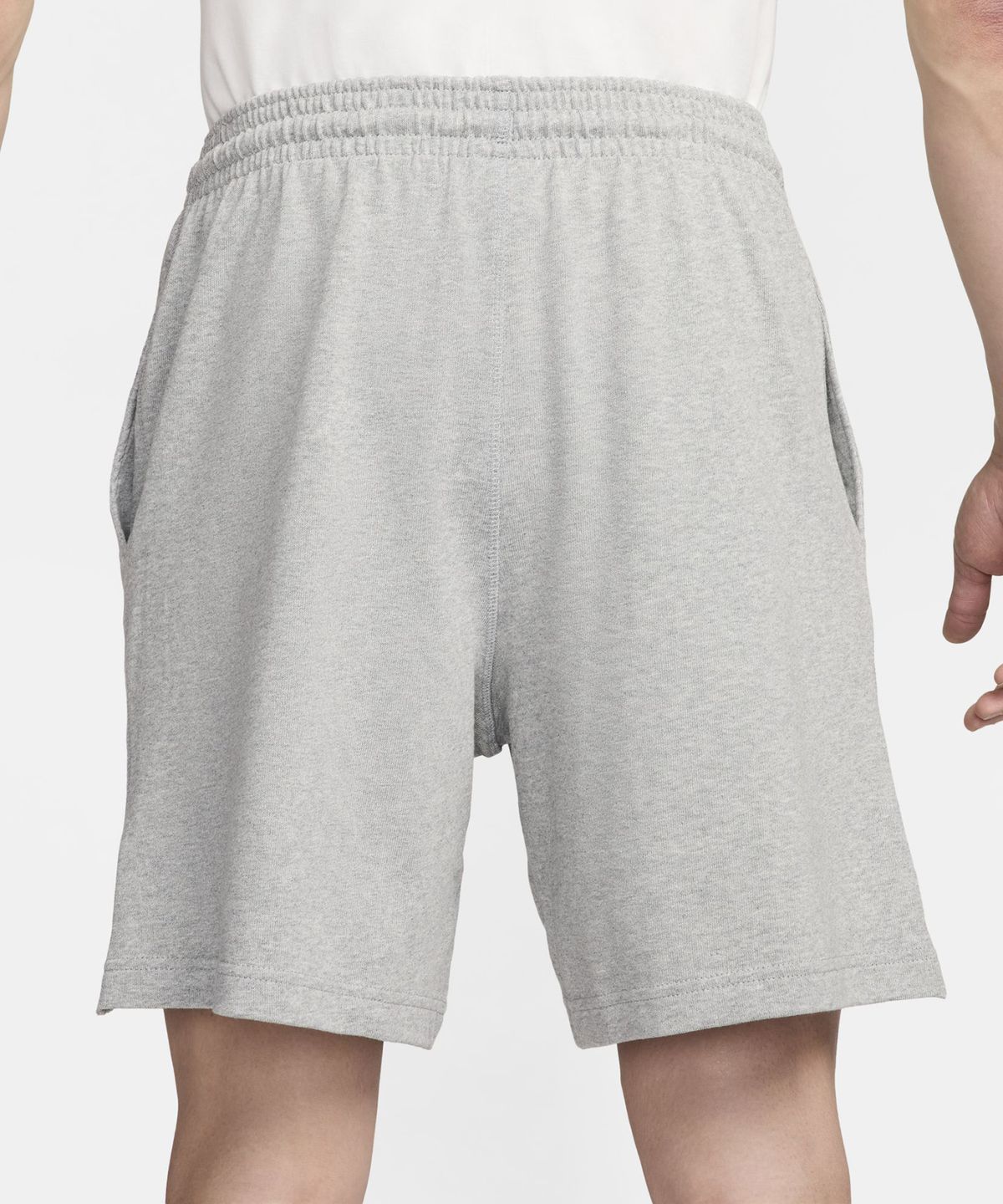 나이키(NIKE) 클럽 니트 쇼츠 M - 다크 그레이 헤더:화이트 / FQ4361-063