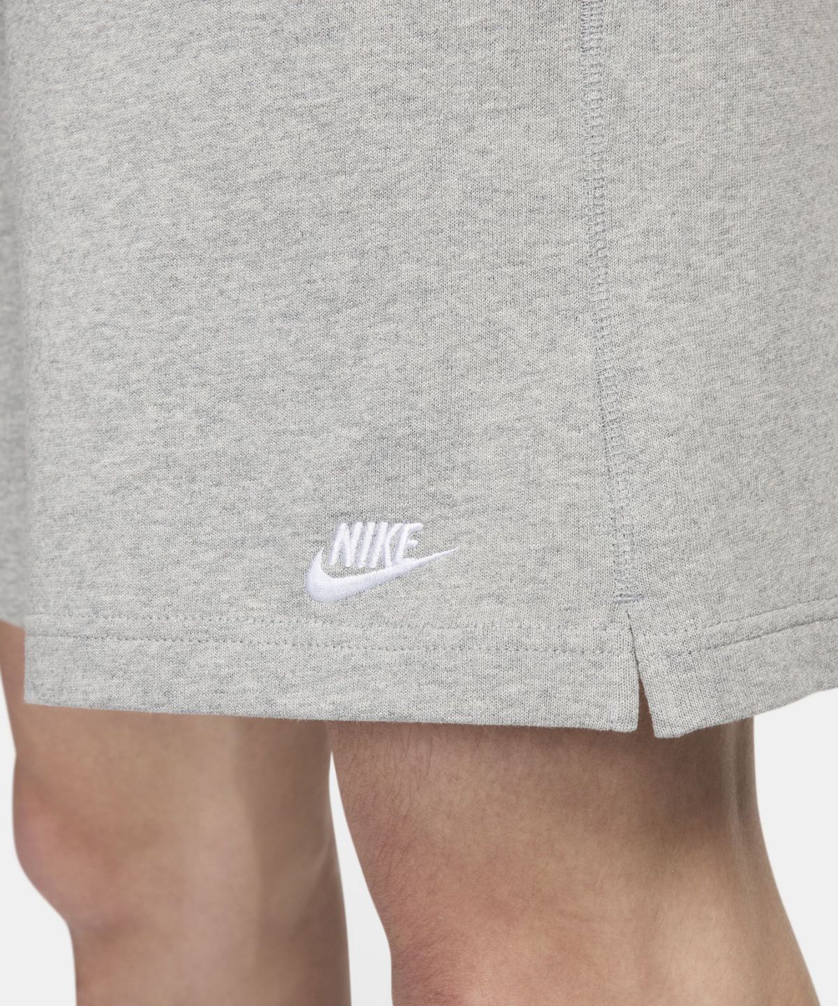 나이키(NIKE) 클럽 니트 쇼츠 M - 다크 그레이 헤더:화이트 / FQ4361-063