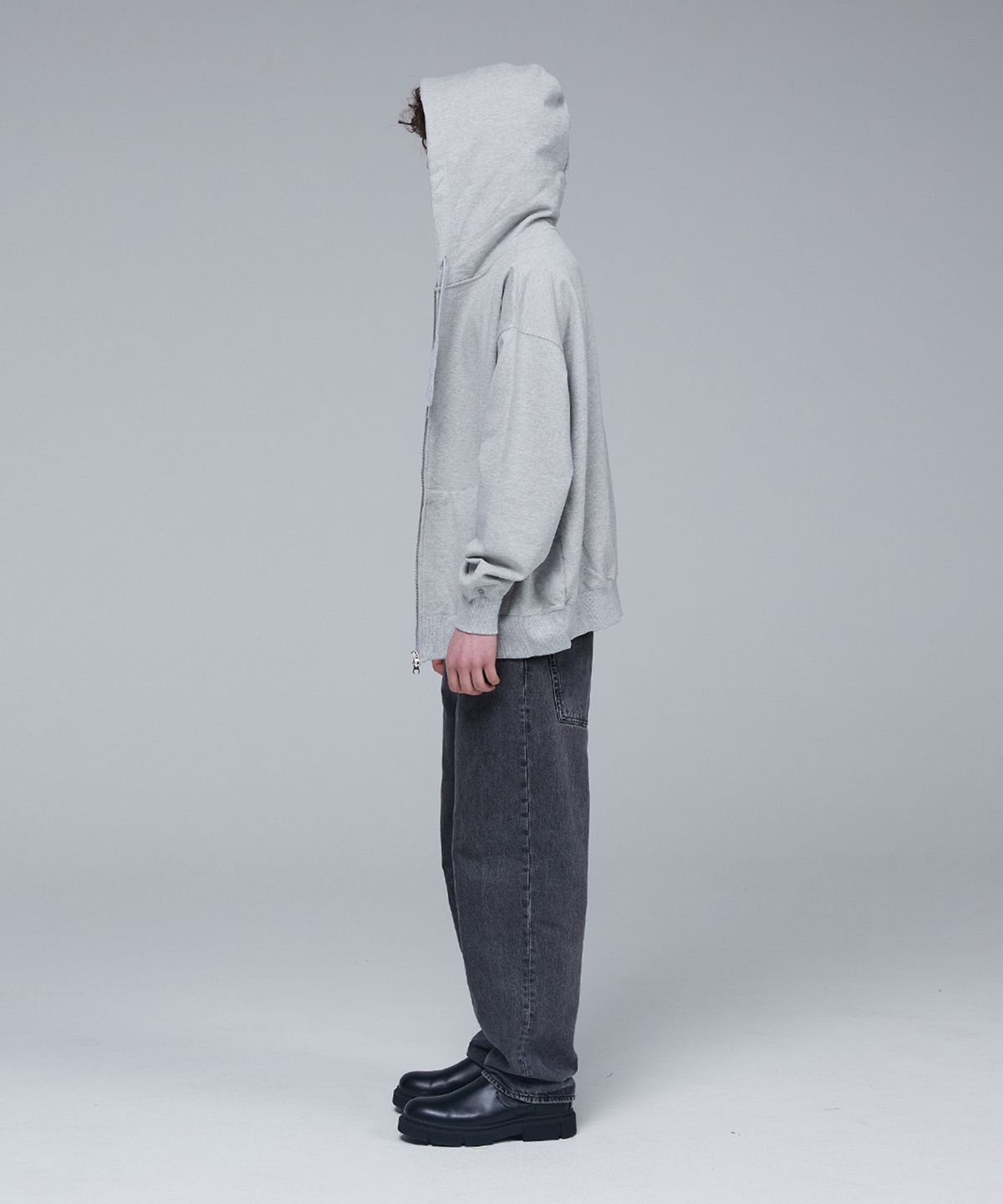 므아므(MMAM) [ESSENTIAL] 2Way hooded zip-up