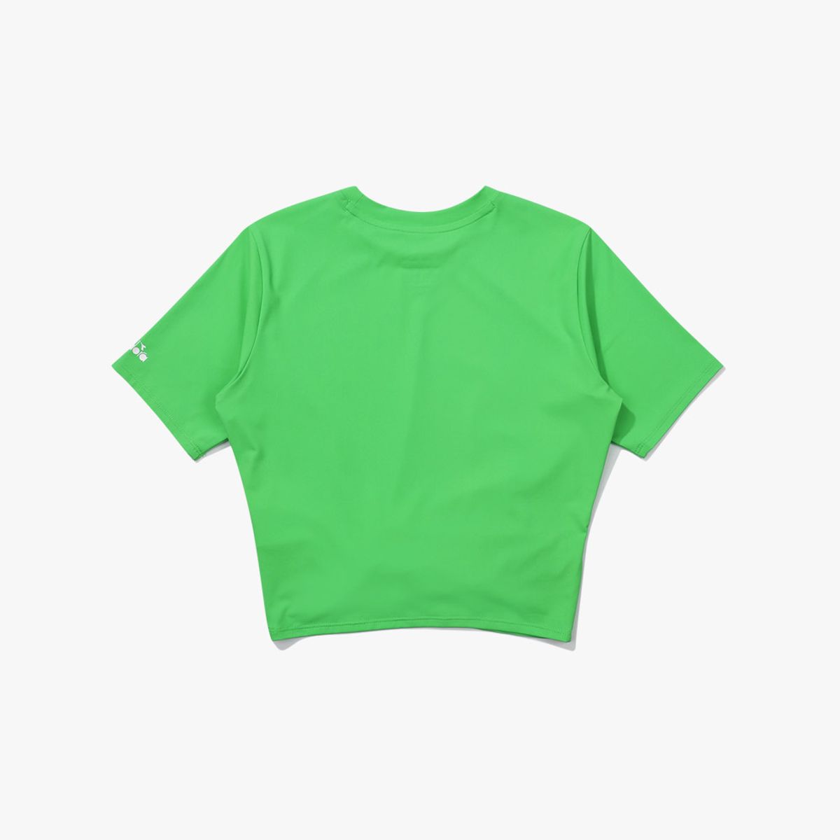 디아도라(diadora) 레지나 크롭 반팔 티셔츠 우먼 GREEN