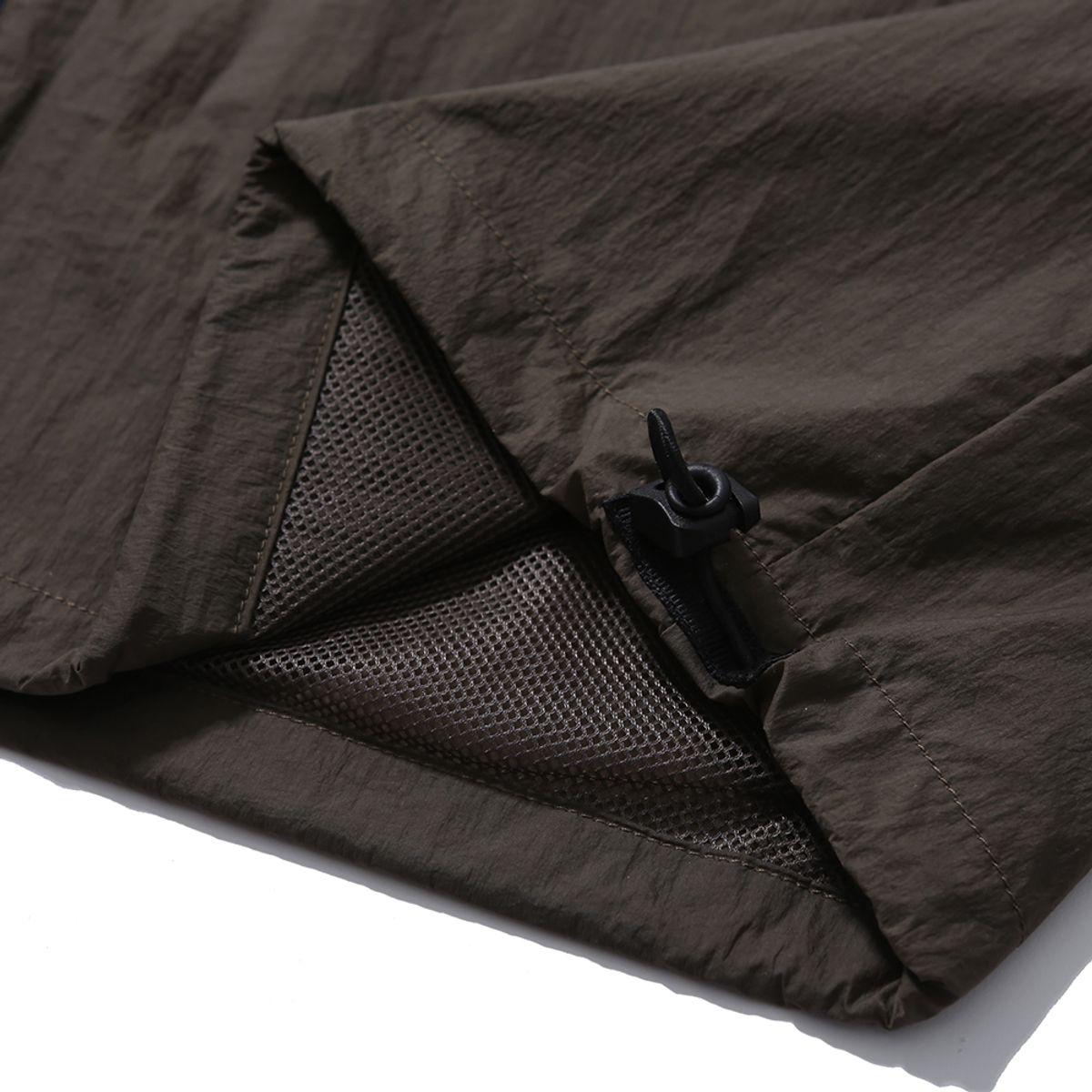 모이프(MOIF) [SS24] HOODED CROP VEST / UMBER