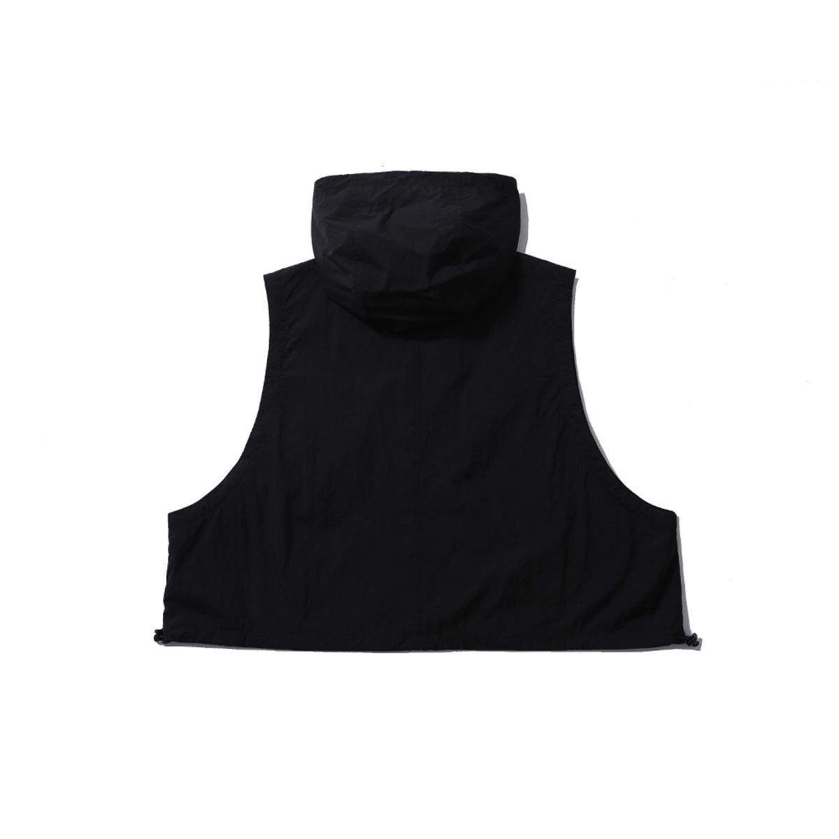 모이프(MOIF) [SS24] HOODED CROP VEST / BLACK