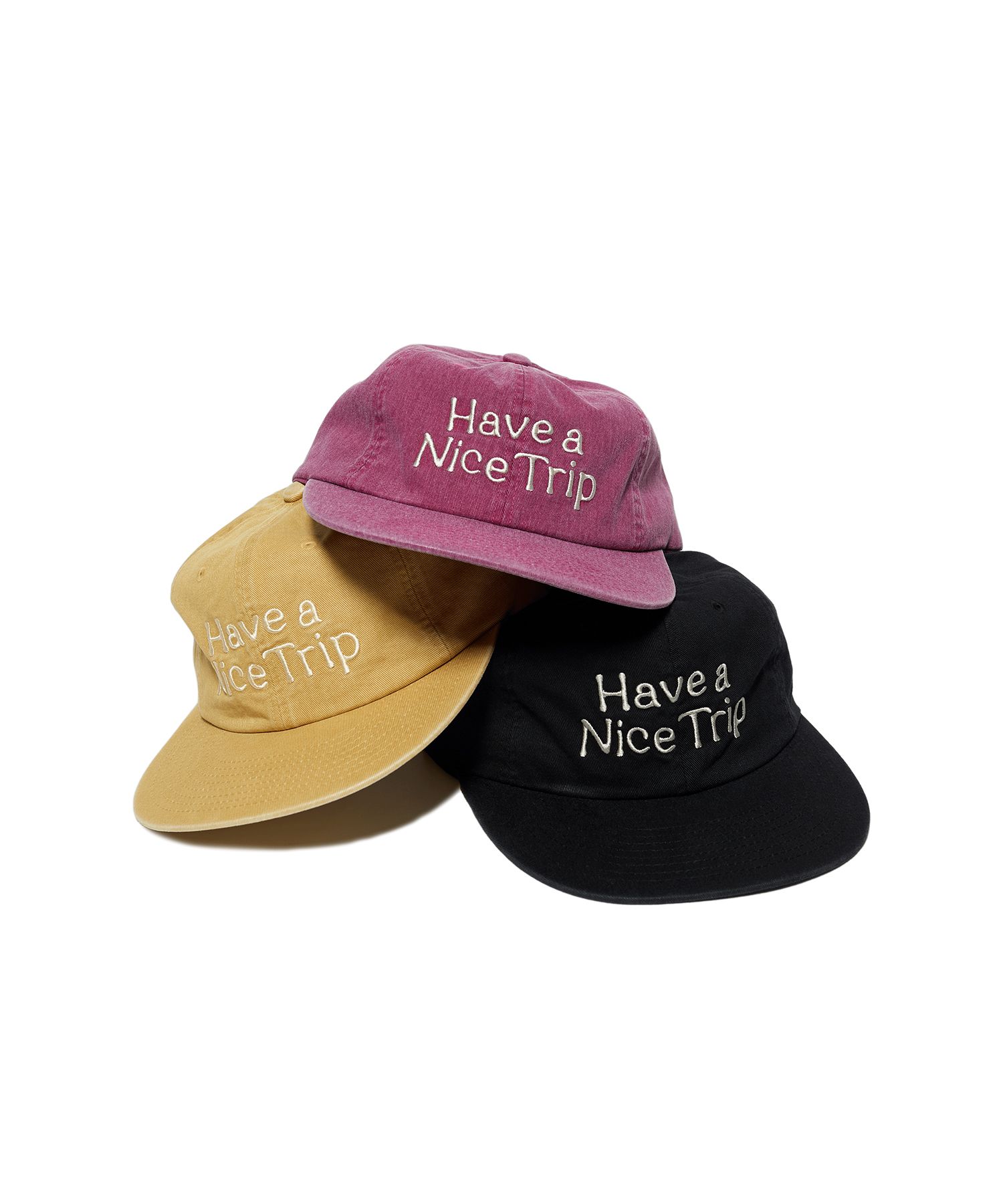 キャップ [Hello Sunrise]Have a Nice Trip Ball Cap R4984 헬로선라이즈 해브 어 나이스 트립 볼캡 차콜 | Hello Sunrise