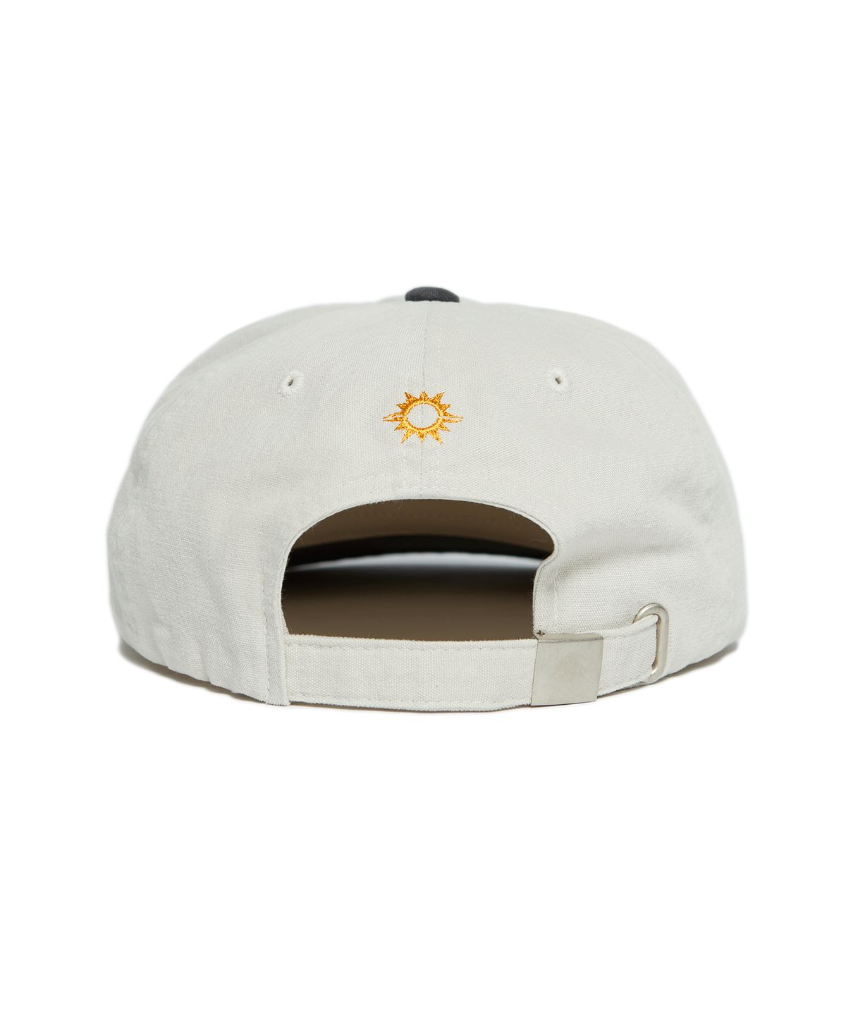 헬로 선라이즈(HELLO SUNRISE) Washed HS Arch Logo 6panel Cap_Oatmeal Beige & Charcoal