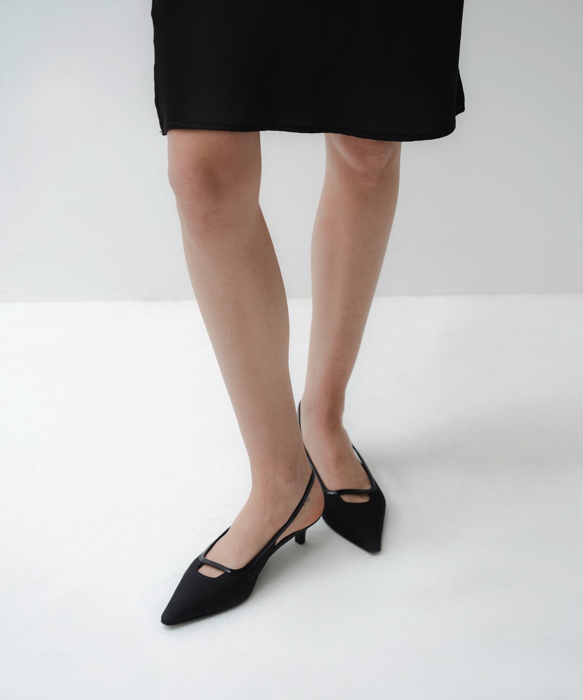 키에레이(CHIELEI) JENNER SLING BACK [C4S02BK]