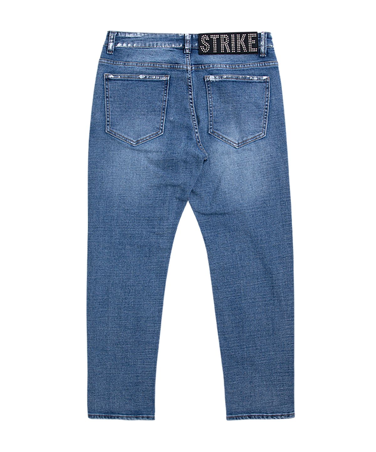 스트라이크(STRIKE) Slub Blue Wash Eyelet Jeans (SLIM)