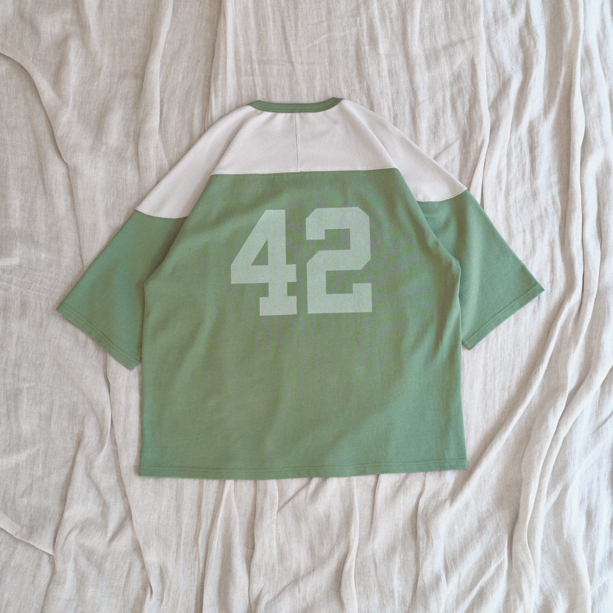 본로우(BONRROW) Football Tee_Green