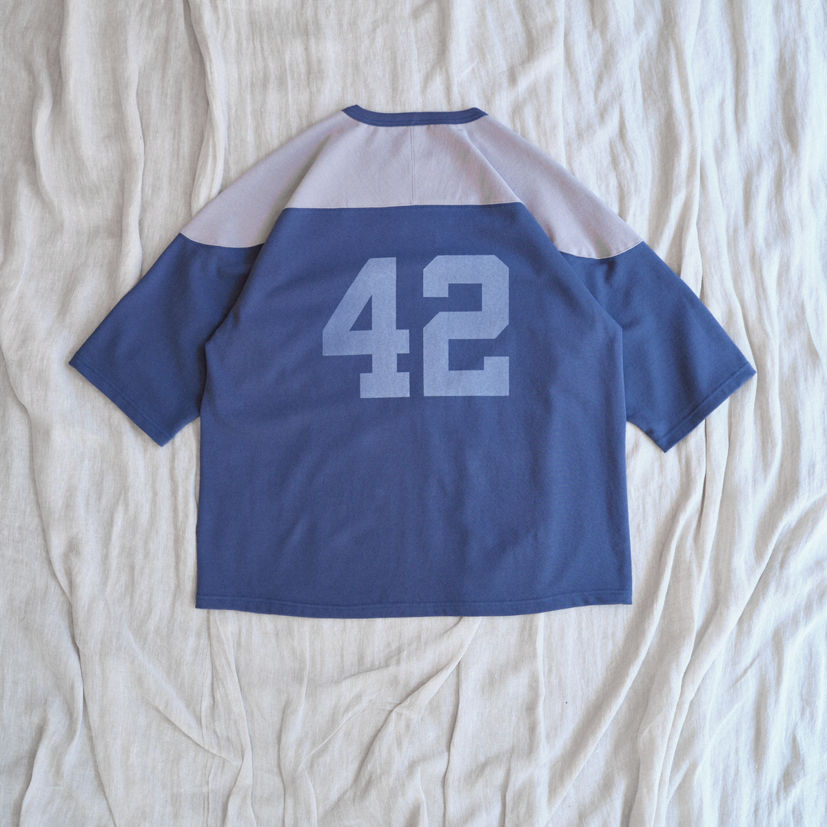 본로우(BONRROW) Football Tee_Blue